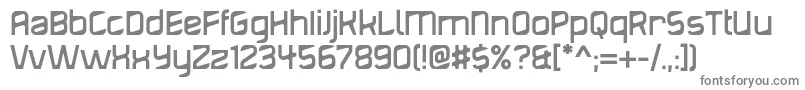 Diagond Font – Gray Fonts on White Background