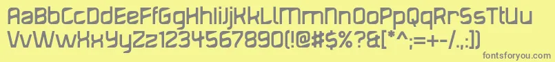 Шрифт Diagond – серые шрифты на жёлтом фоне