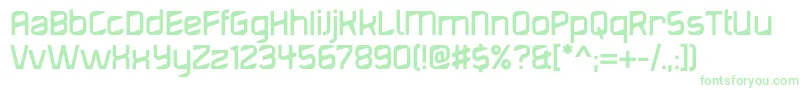 Diagond-Schriftart – Grüne Schriften auf weißem Hintergrund