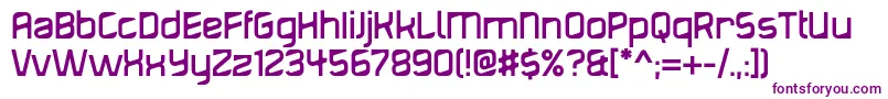 Police Diagond – polices violettes