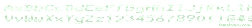 Police TelidoninkexBolditalic – polices vertes sur fond blanc