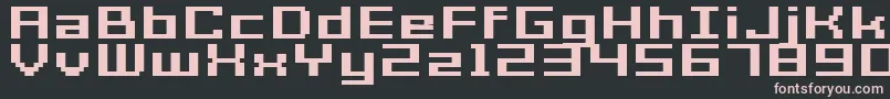 GrixelAcme7WideBoldXtnd Font – Pink Fonts on Black Background