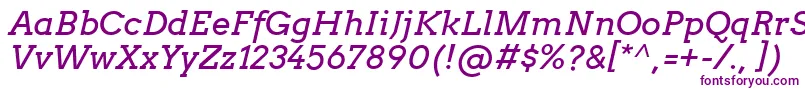ArvoItalic Font – Purple Fonts