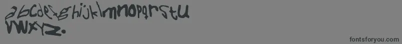 Naiveer Font – Black Fonts on Gray Background