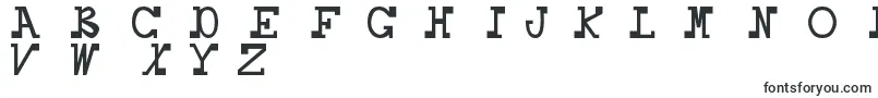 Dabosscaps-fontti – Alkavat D:lla olevat fontit