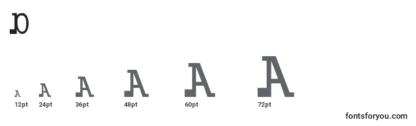 Dabosscaps Font Sizes