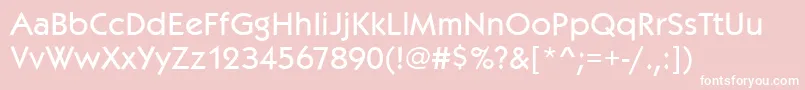 Kabelitcteemed Font – White Fonts on Pink Background