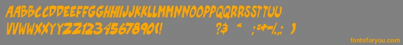 Saiba mais sobre a fonte PgRoofRunnersActiveIt Fonte PgRoofRunnersActiveIt – fontes laranjas em um fundo cinza