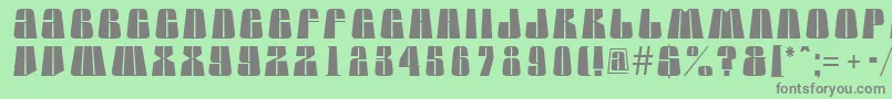 AGlobuslnbk Font – Gray Fonts on Green Background