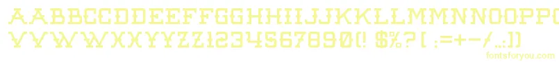RawDenimAudacity Font – Yellow Fonts
