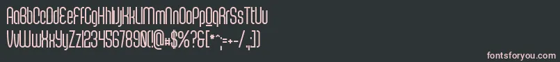 ScantypeboldPersonal Font – Pink Fonts on Black Background