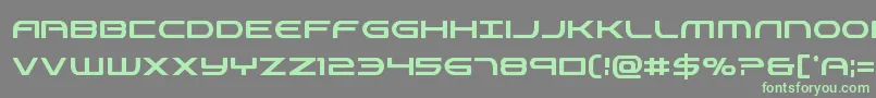 Antietamxtracond Font – Green Fonts on Gray Background
