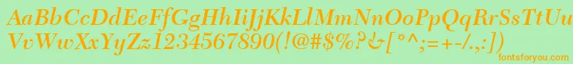 More about TycoonSsiSemiBoldItalic Font TycoonSsiSemiBoldItalic Font – Orange Fonts on Green Background