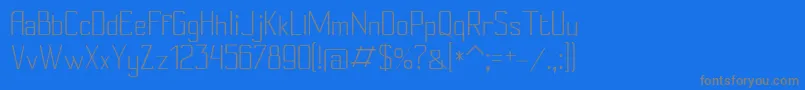 Conylight Font – Gray Fonts on Blue Background