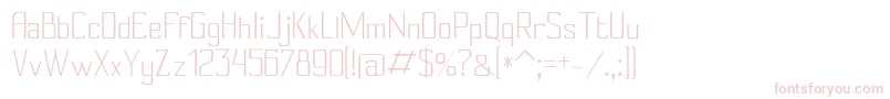 Conylight Font – Pink Fonts on White Background