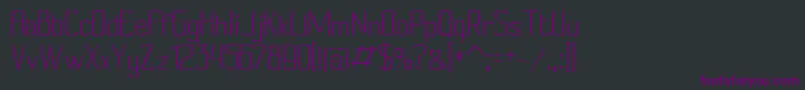 Conylight Font – Purple Fonts on Black Background