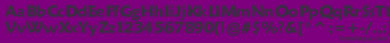 Sprinkles Font – Black Fonts on Purple Background