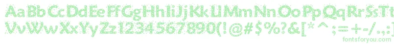 Sprinkles-Schriftart – Grüne Schriften