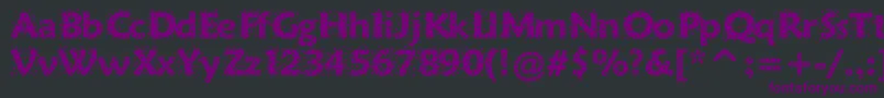 Sprinkles Font – Purple Fonts on Black Background