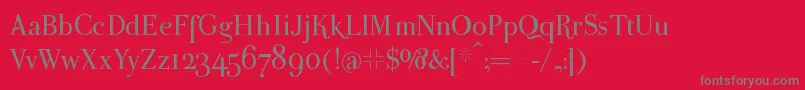 More about Parmapetit Font Parmapetit Font – Gray Fonts on Red Background