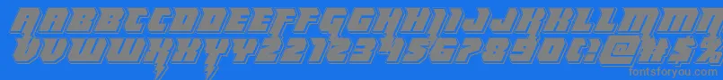 Más sobre la fuente Thundertitanpunch fuente Thundertitanpunch – Fuentes Grises Sobre Fondo Azul