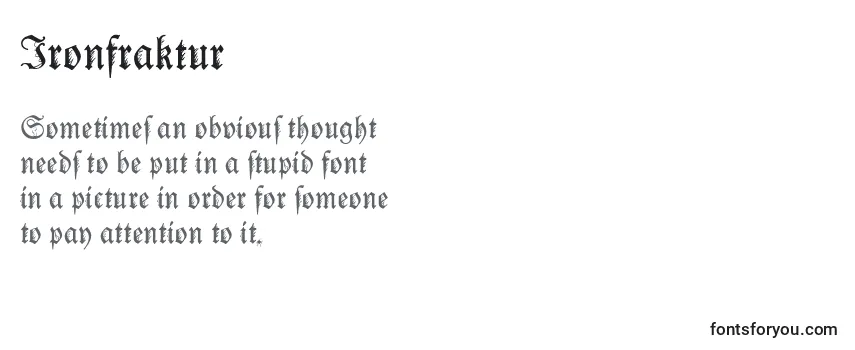 Ironfraktur-fontti