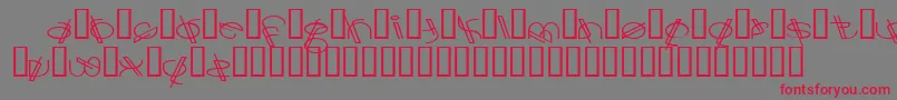 Подробнее о шрифте Crackodeco Шрифт Crackodeco – красные шрифты на сером фоне