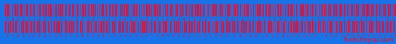 V300013-Schriftart – Rote Schriften auf blauem Hintergrund