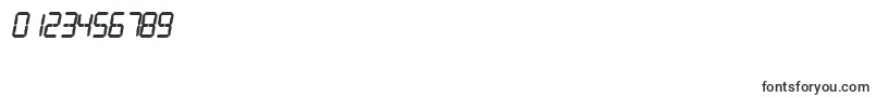 DigitalReadoutThick Font – Fonts for Numbers and Digits