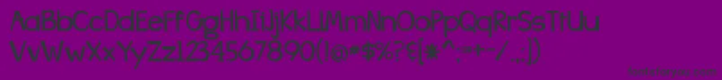 BangWhackPow Font – Black Fonts on Purple Background