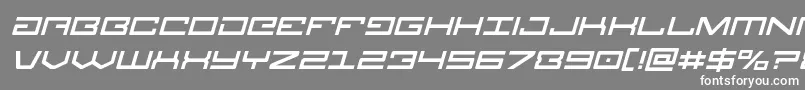 Legionital Font – White Fonts on Gray Background