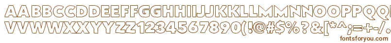 Flatbreadoutline Font – Brown Fonts