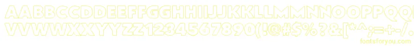 Flatbreadoutline Font – Yellow Fonts