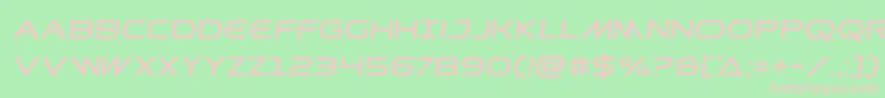 Prometheansemital Font – Pink Fonts on Green Background