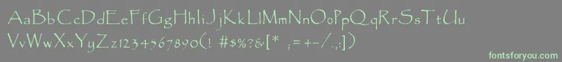 Подробнее о шрифте ParadoxLight Шрифт ParadoxLight – зелёные шрифты на сером фоне
