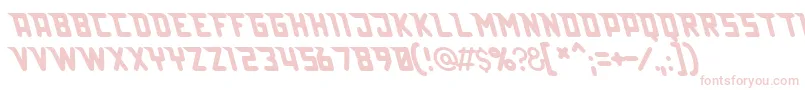 Lazerbeam Font – Pink Fonts on White Background