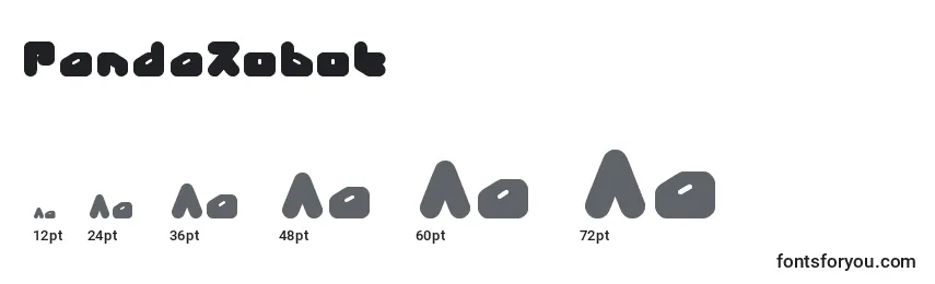 PandaRobot Font Sizes