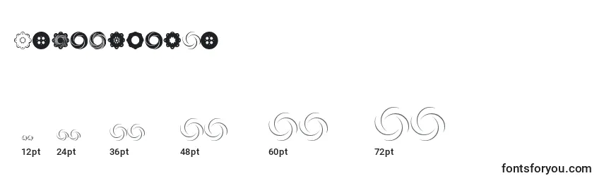 FluidSpiral Font Sizes