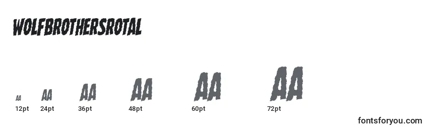 Wolfbrothersrotal Font Sizes