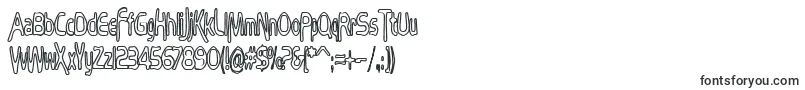 BubblyFrogHollow-Schriftart – Schriften für Windows