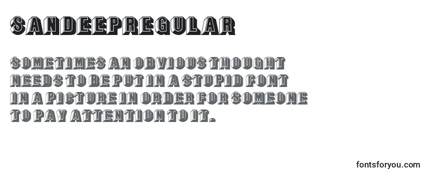 SandeepRegular Font