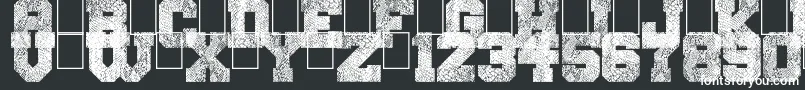 SnakeJacket Font – White Fonts on Black Background