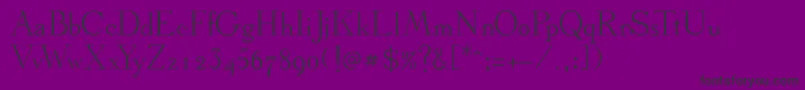 Шрифт Stickee – чёрные шрифты на фиолетовом фоне