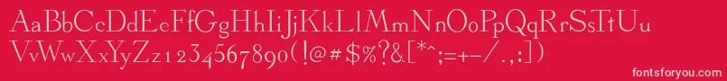 Шрифт Stickee – розовые шрифты на красном фоне