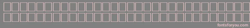 ArrowsswRegular Font – Pink Fonts on Gray Background