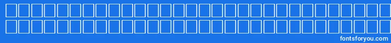 ArrowsswRegular Font – White Fonts on Blue Background