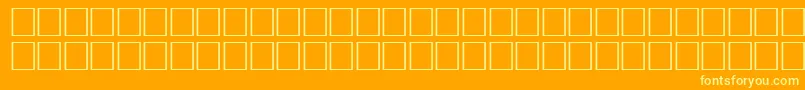 ArrowsswRegular Font – Yellow Fonts on Orange Background