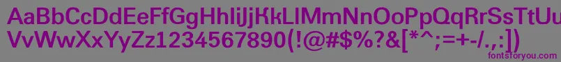 AGroticroughBold Font – Purple Fonts on Gray Background