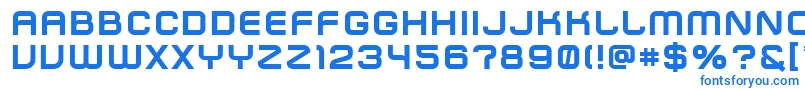 Police ZipTypefaceBold – polices bleues