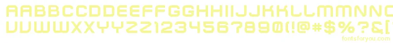 Czcionka ZipTypefaceBold – żółte czcionki